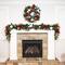 Village Lighting Company; Village Lighting 30" Pre-Lit Nordic Christmas Wreath, Red & Clear LED Lights; Category:Decorated Wreaths; Image:7
